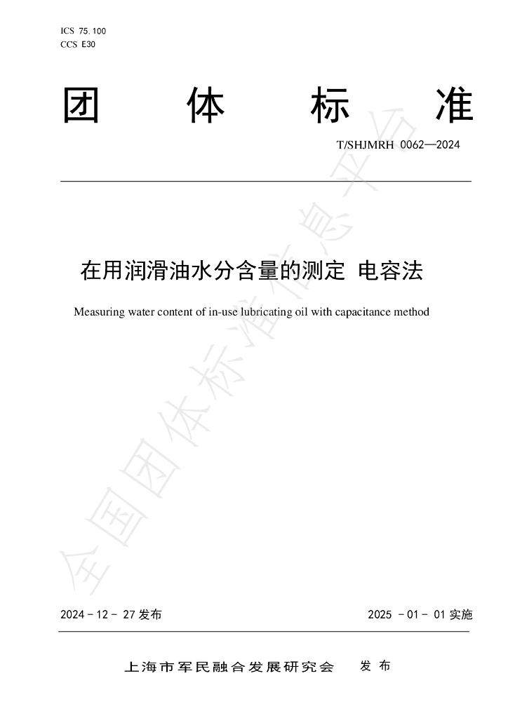 T/SHJMRH 0062-2024 标准预览
