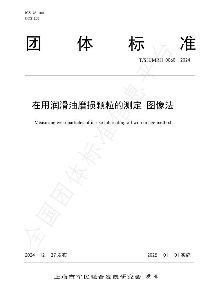T/SHJMRH 0060-2024 标准预览
