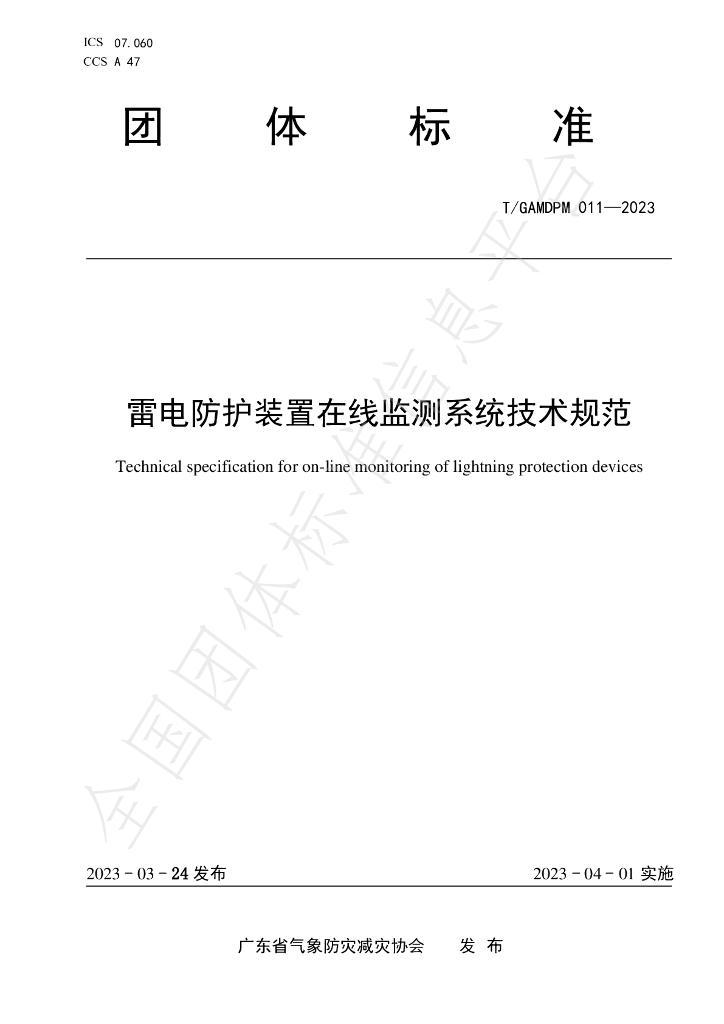 T/GAMDPM 011-2023 标准预览