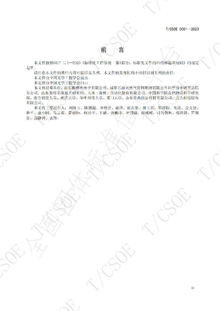T/CSOE 0001-2023 标准预览
