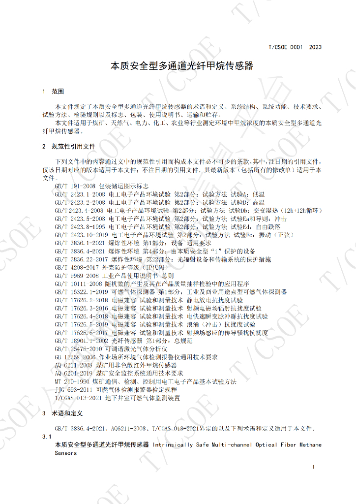 T/CSOE 0001-2023 标准预览