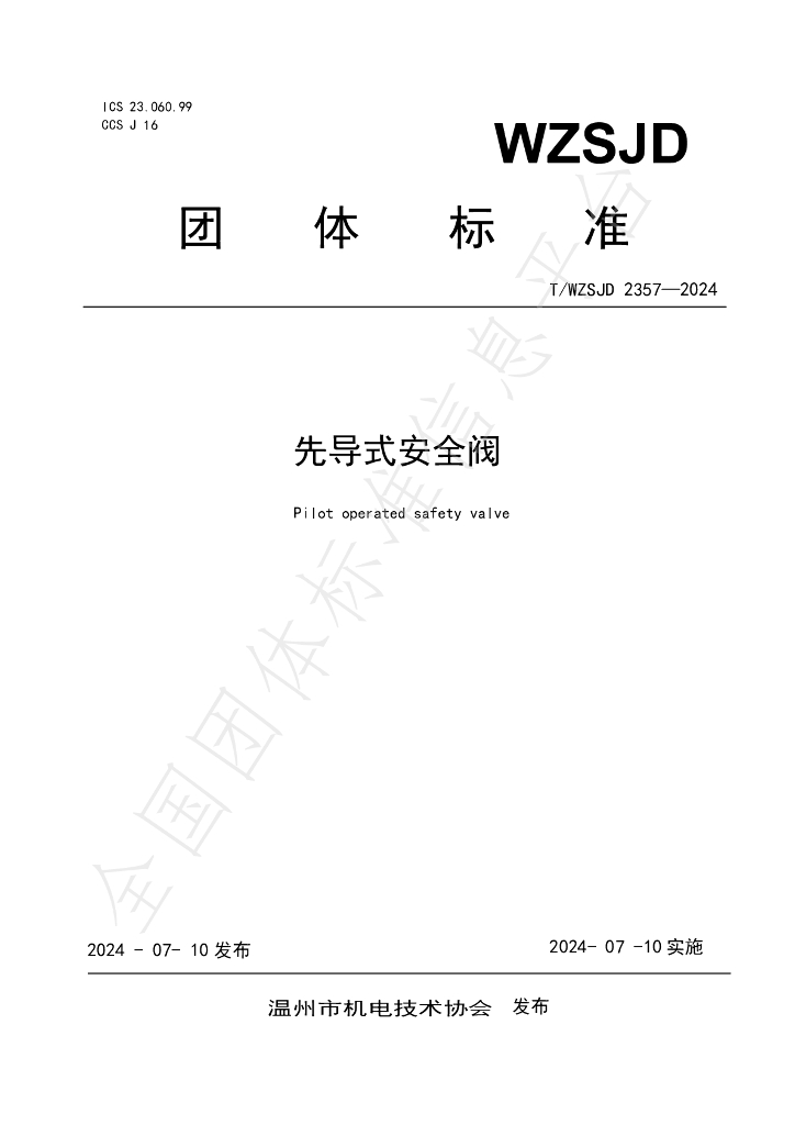 T/WZSJD 2357-2024 标准预览