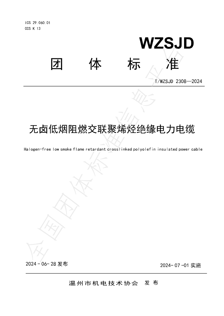 T/WZSJD 2308-2024 标准预览