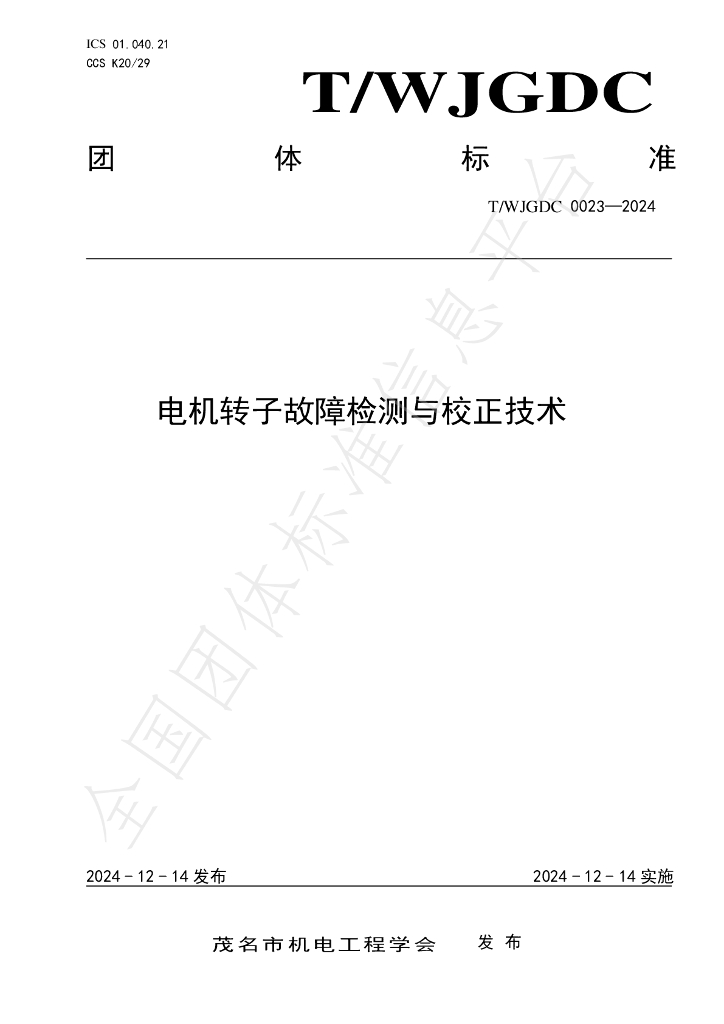 T/WJDGC 0023-2024 标准预览