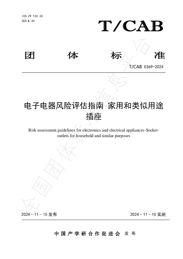 T/CAB 0369-2024 标准预览