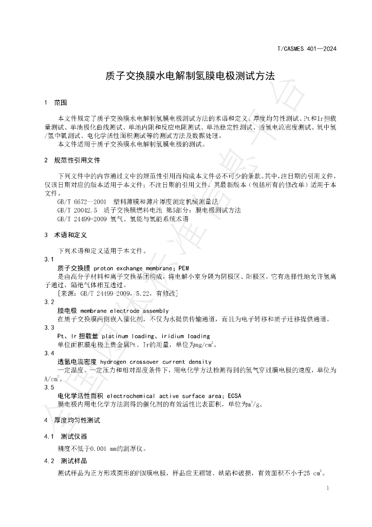 T/CASMES 401-2024 标准预览