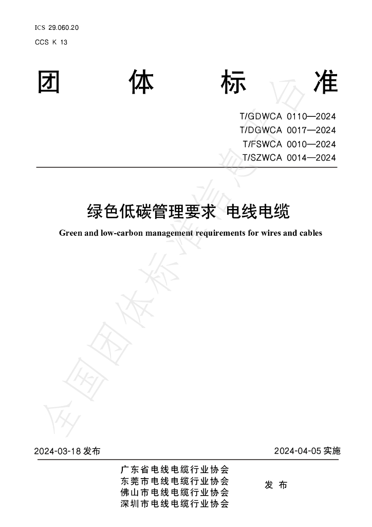 T/GDWCA 0110-2024 标准预览