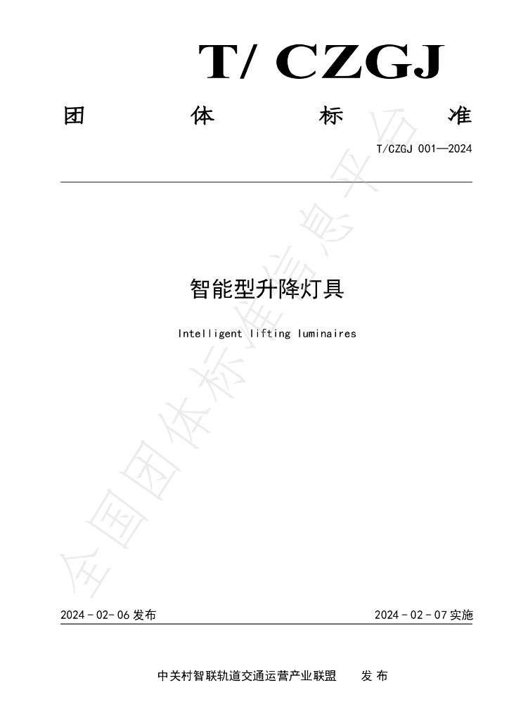 T/CZGJ 001-2024 标准预览