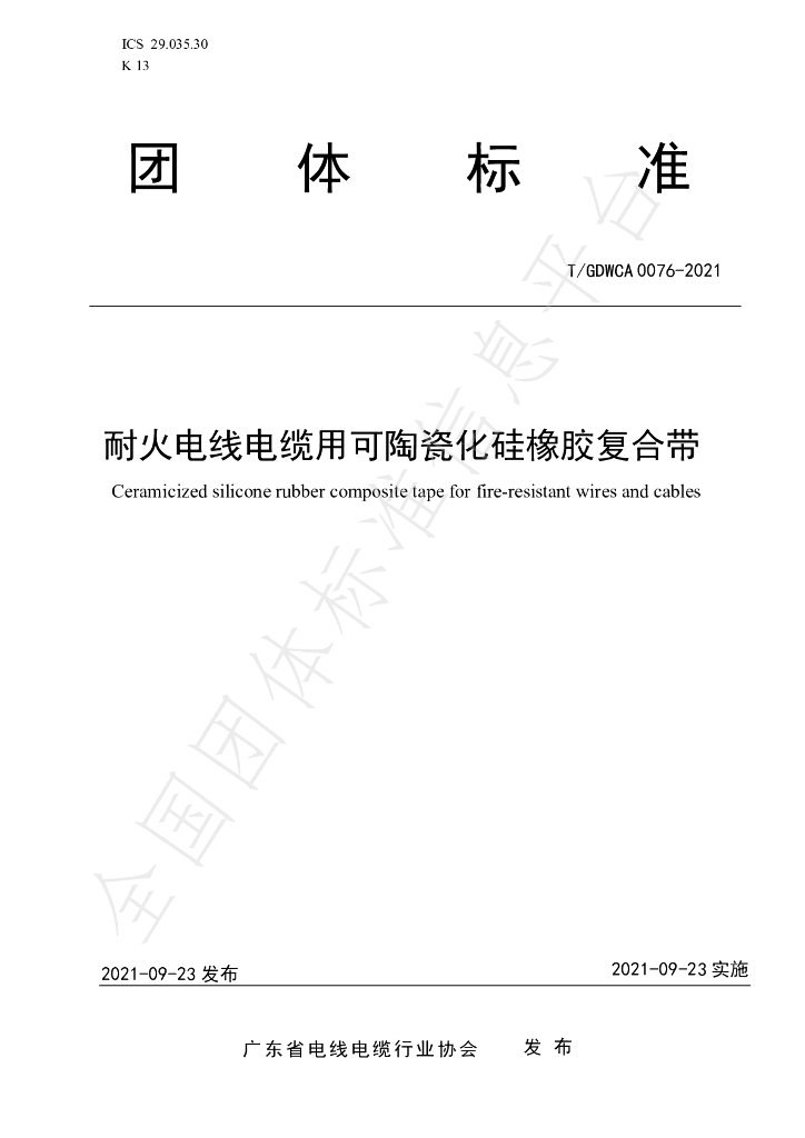 T/GDWCA 0076-2021 标准预览