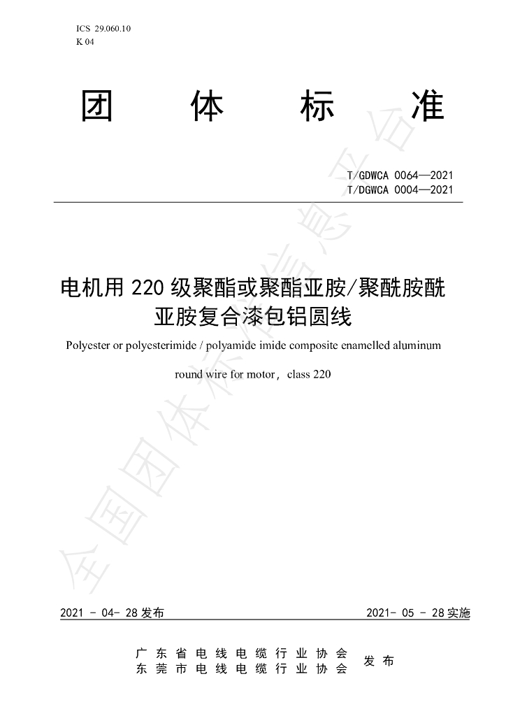 T/GDWCA 0064-2021 标准预览