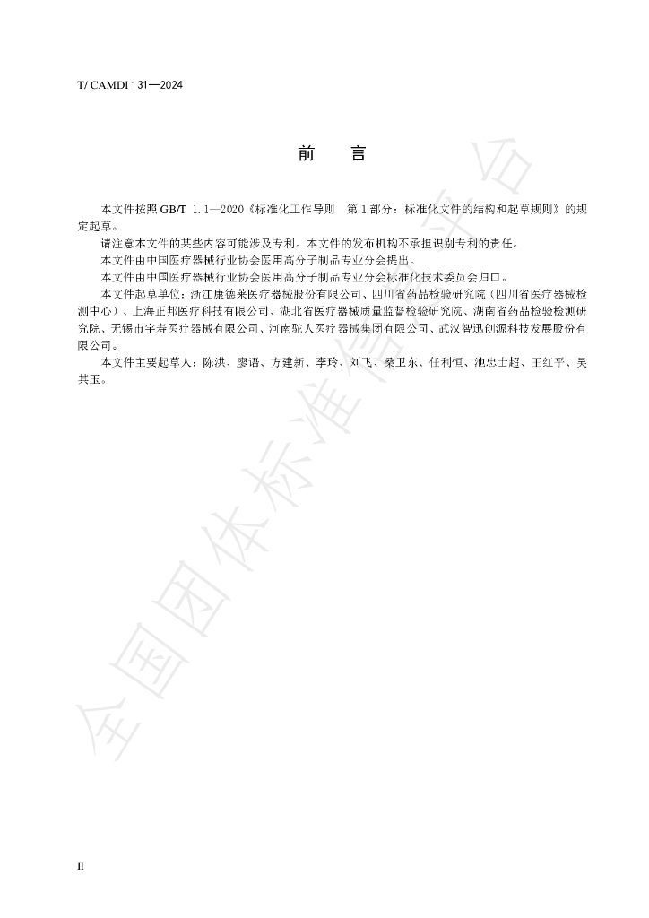 T/CAMDI 131-2024 标准预览