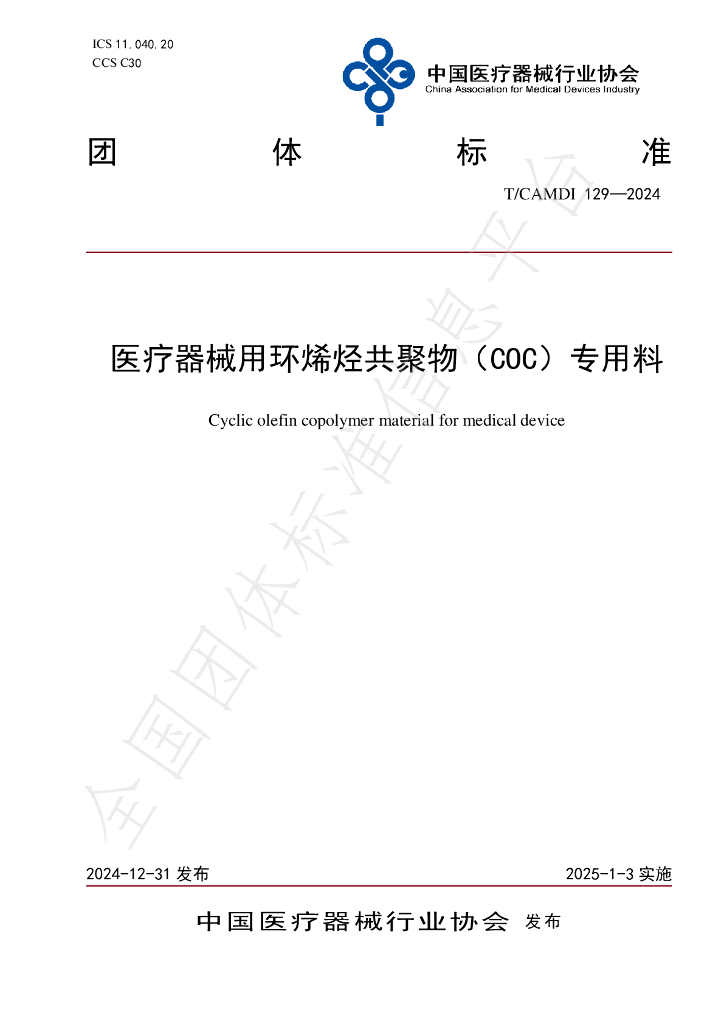 T/CAMDI 129-2024 标准预览