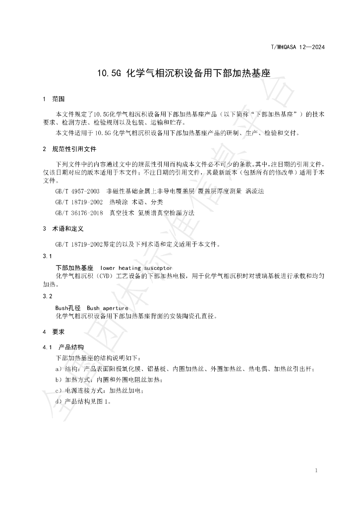 T/WHQASA 12-2024 标准预览