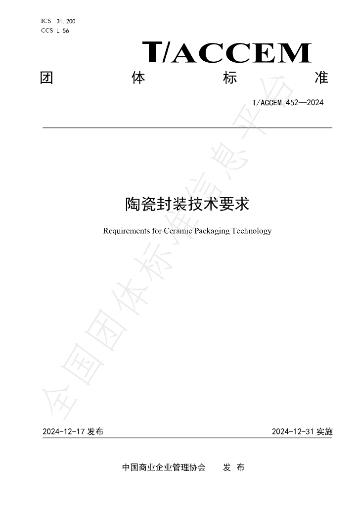 T/ACCEM 452-2024 标准预览