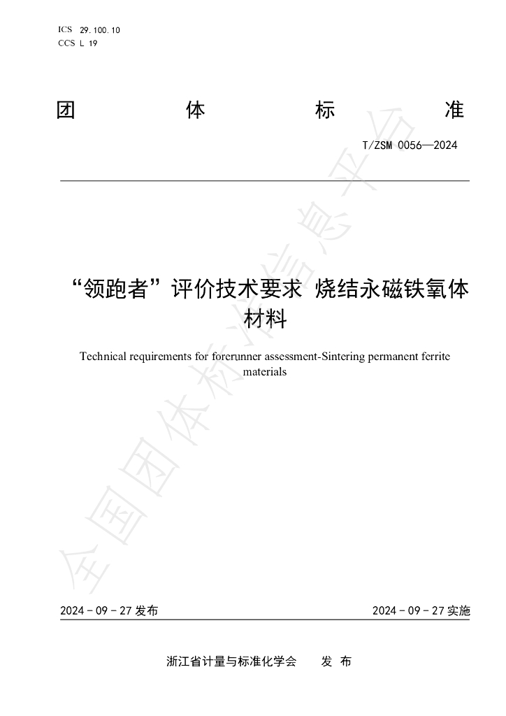 T/ZSM 0056-2024 标准预览
