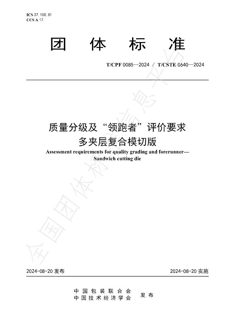 T/CPF 0085-2024 标准预览