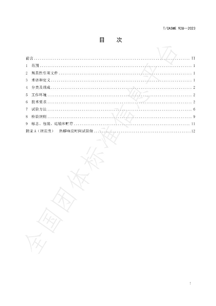 T/CASME 928-2023 标准预览