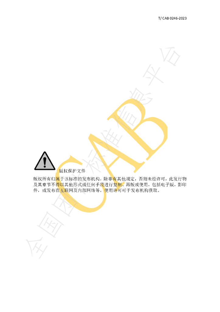 T/CAB 0246-2023 标准预览