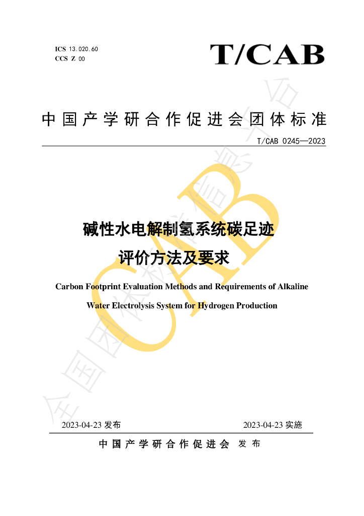 T/CAB 0245-2023 标准预览