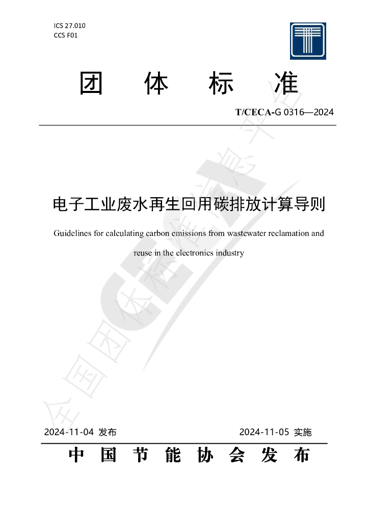 T/CECA-G 0316-2024 标准预览