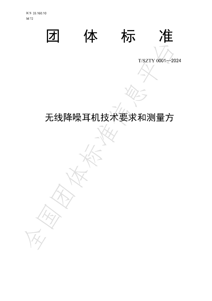 T/SZTY 0001-2024 标准预览
