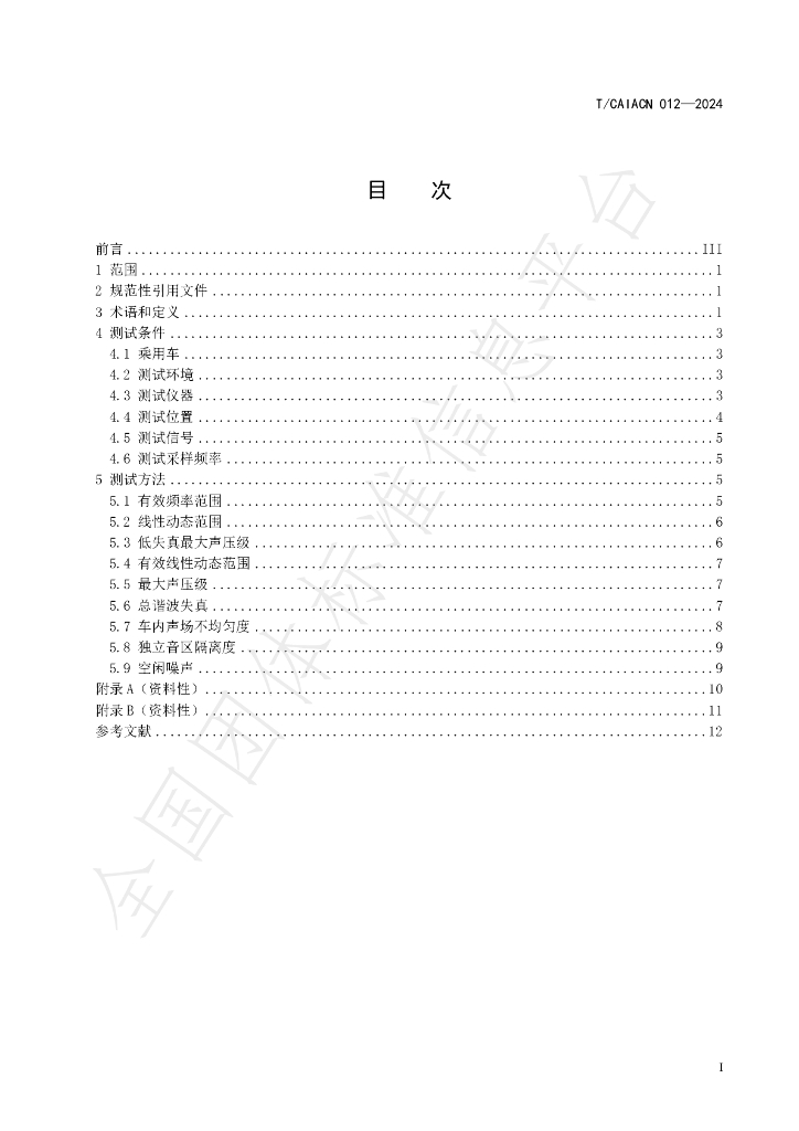 T/CAIACN 012-2024 标准预览
