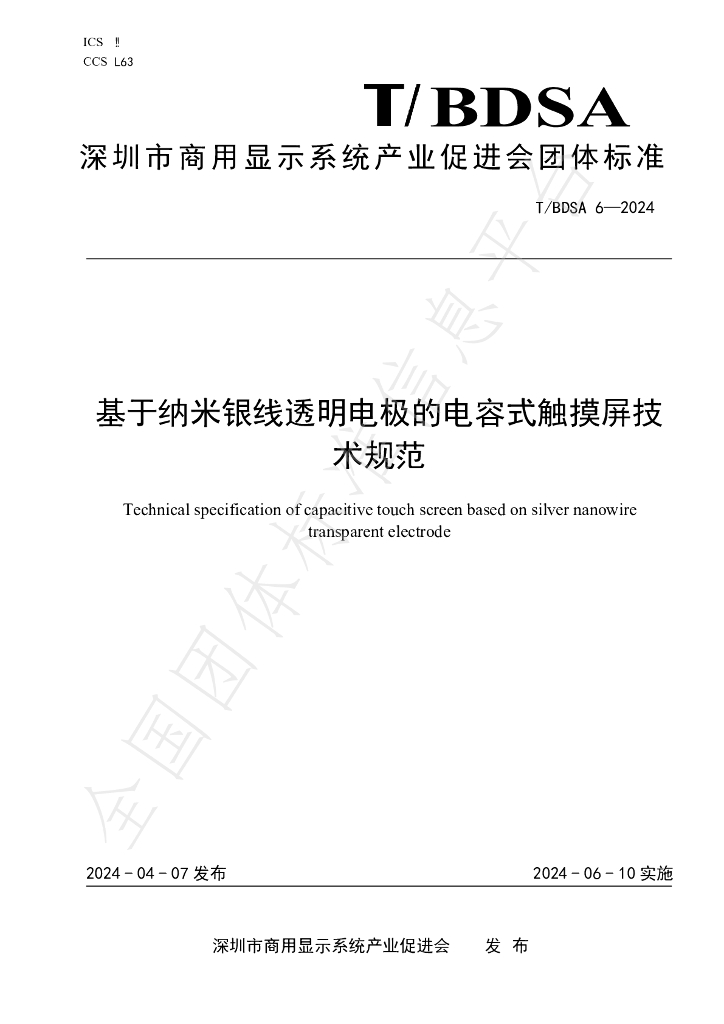 T/BDSA 6-2024 标准预览