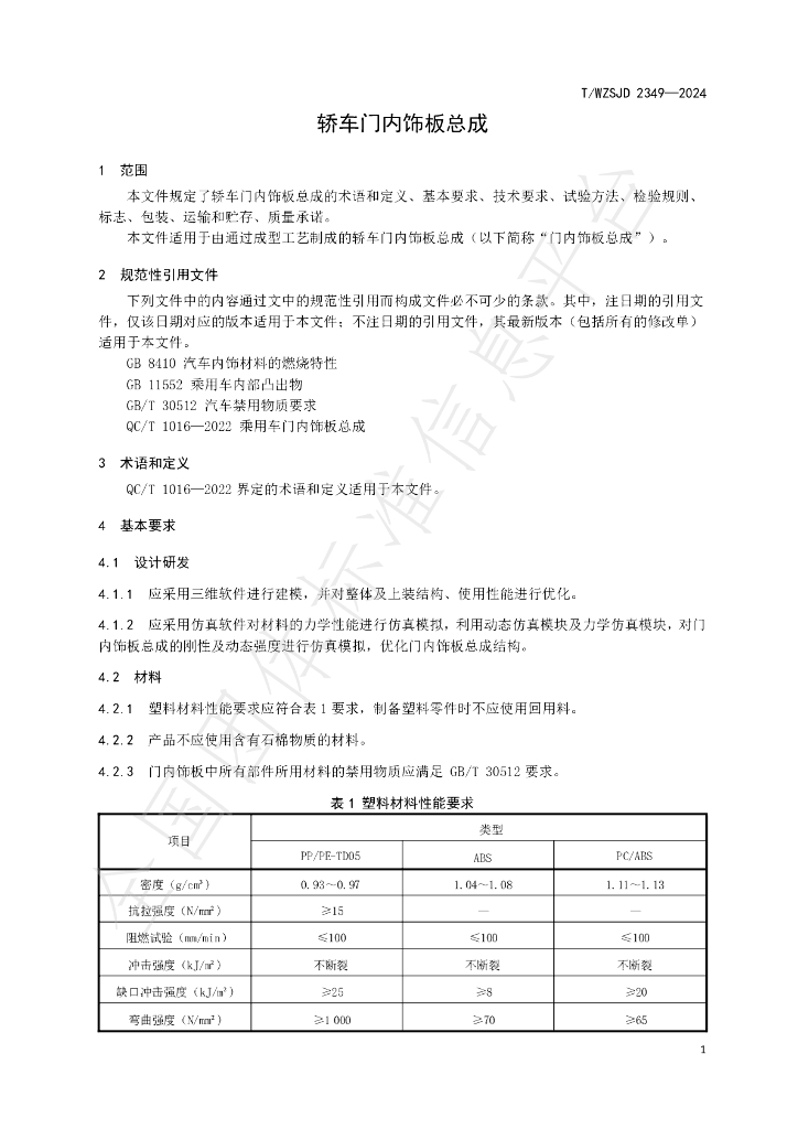 T/WZSJD 2349-2024 标准预览