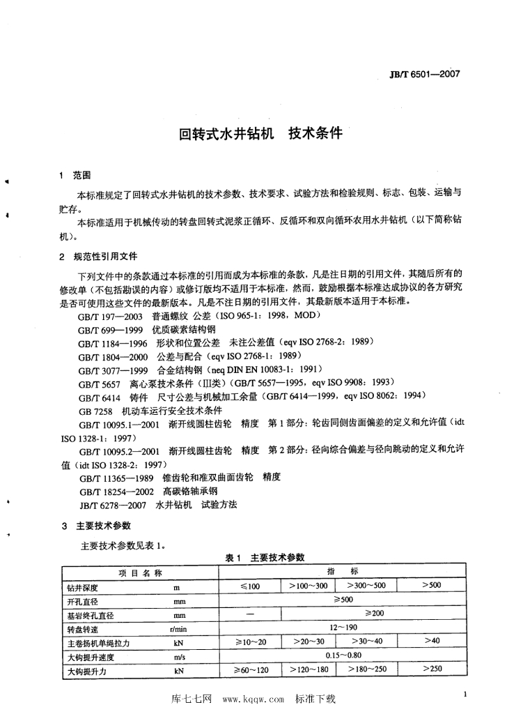 JB/T 6501-2007 标准预览