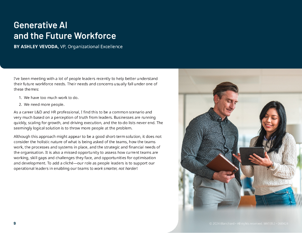 Ken Blanchard：2024年生成式AI在人力资源&学习与发展中的应用指南报告（英文版）_第9页