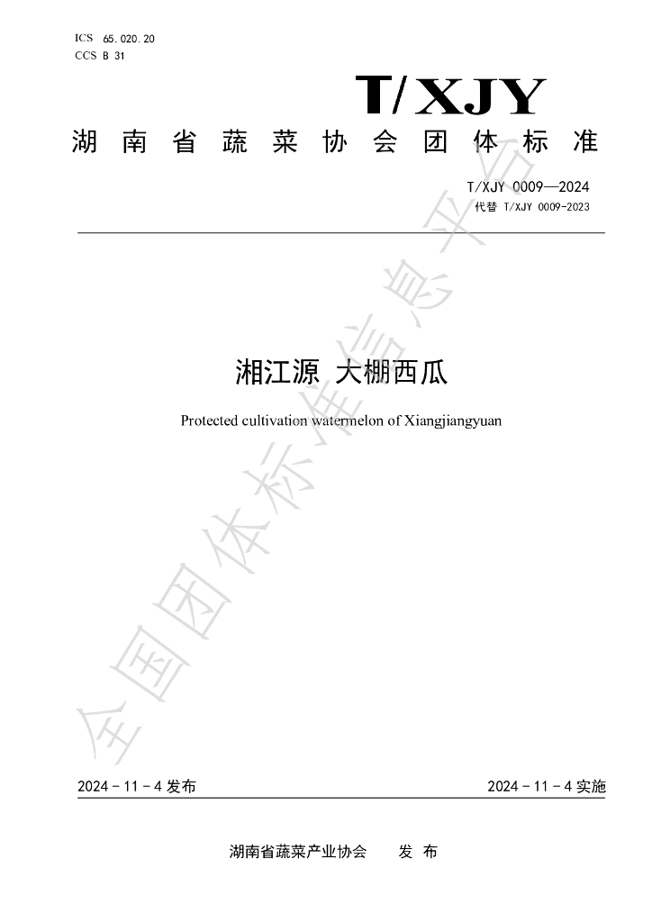 T/XJY 0009-2024 标准预览