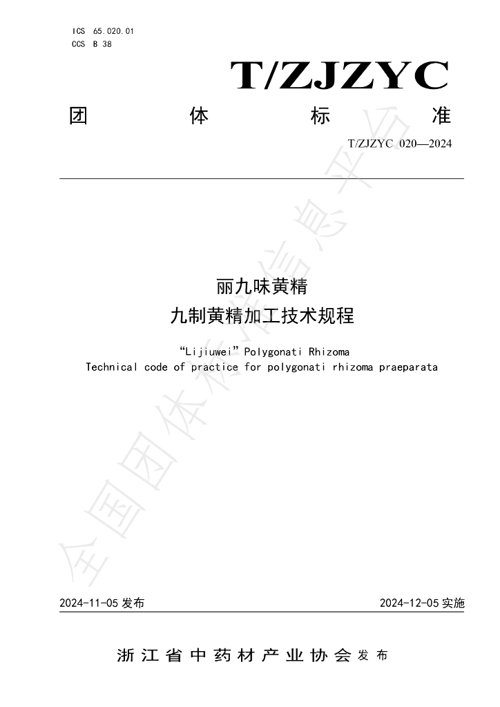 T/ZJZYC 020-2024 标准预览