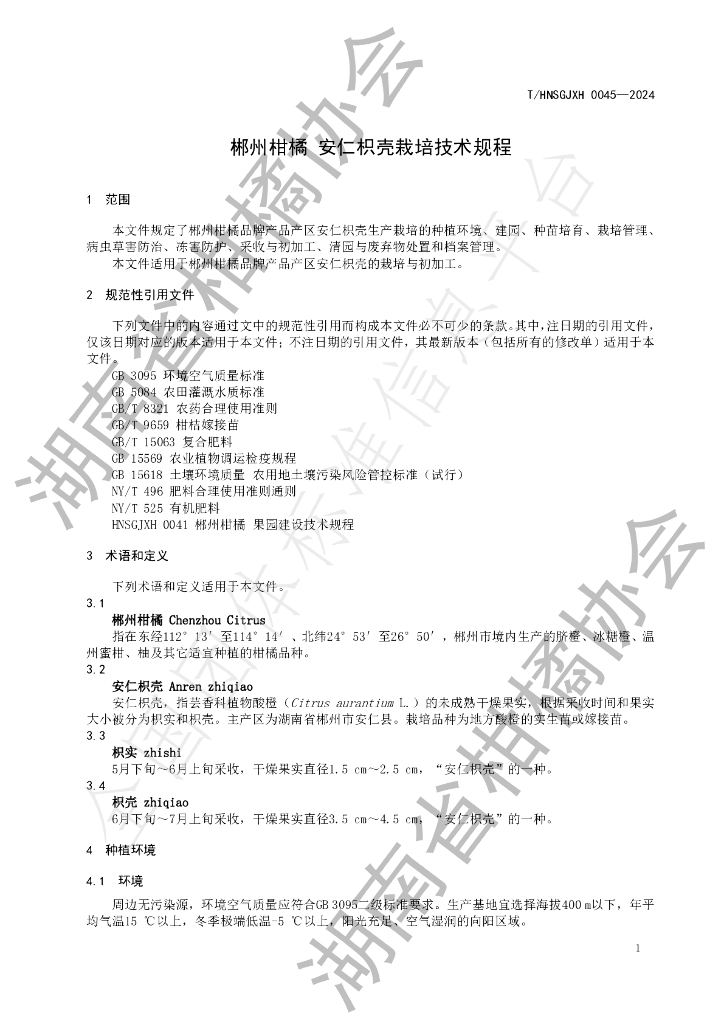 T/HNSGJXH 0045-2024 标准预览