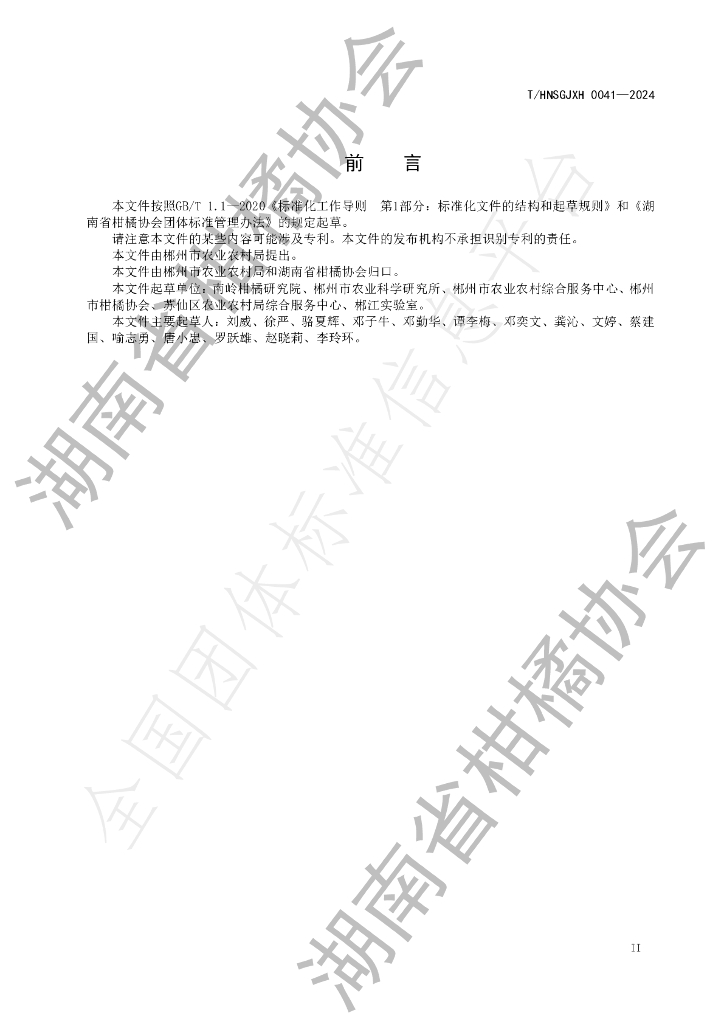 T/HNSGJXH 0041-2024 标准预览