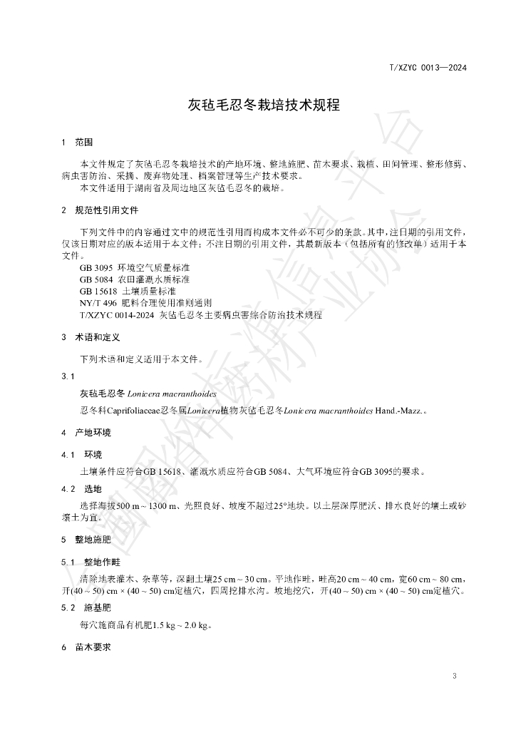 T/XZYC 0013-2024 标准预览
