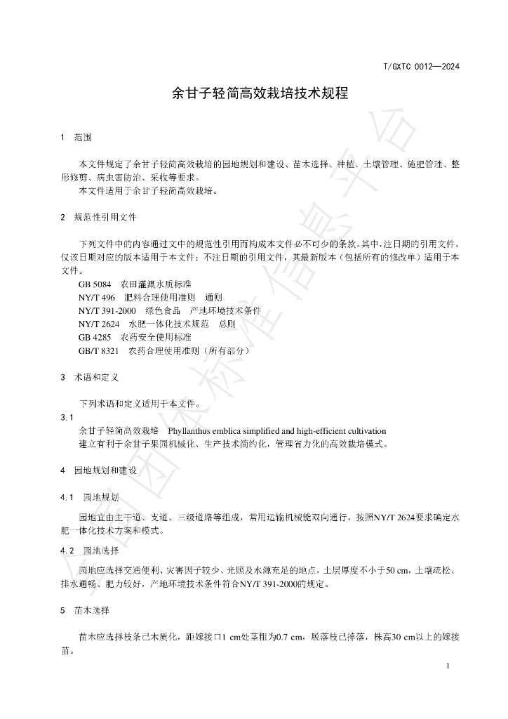 T/GXTC 0012-2024 标准预览