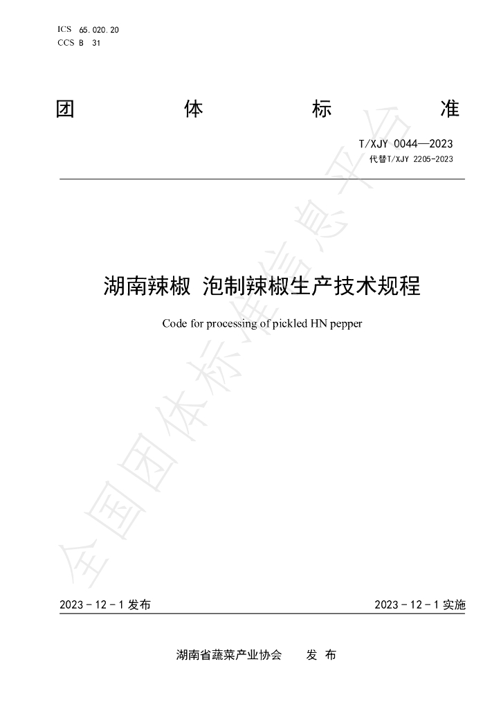 T/XJY 0044-2023 标准预览