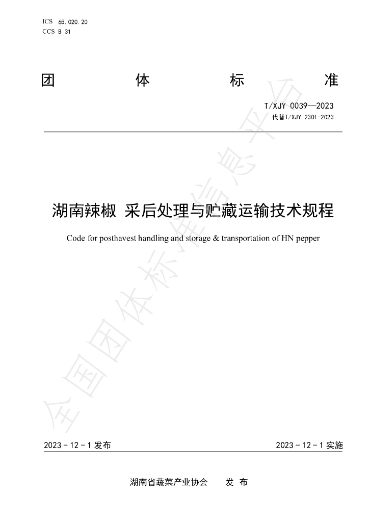 T/XJY 0039-2023 标准预览