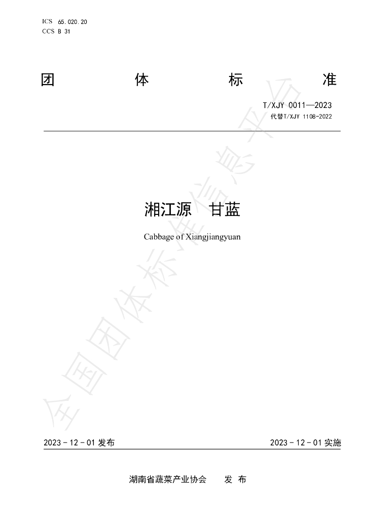 T/XJY 0011-2023 标准预览