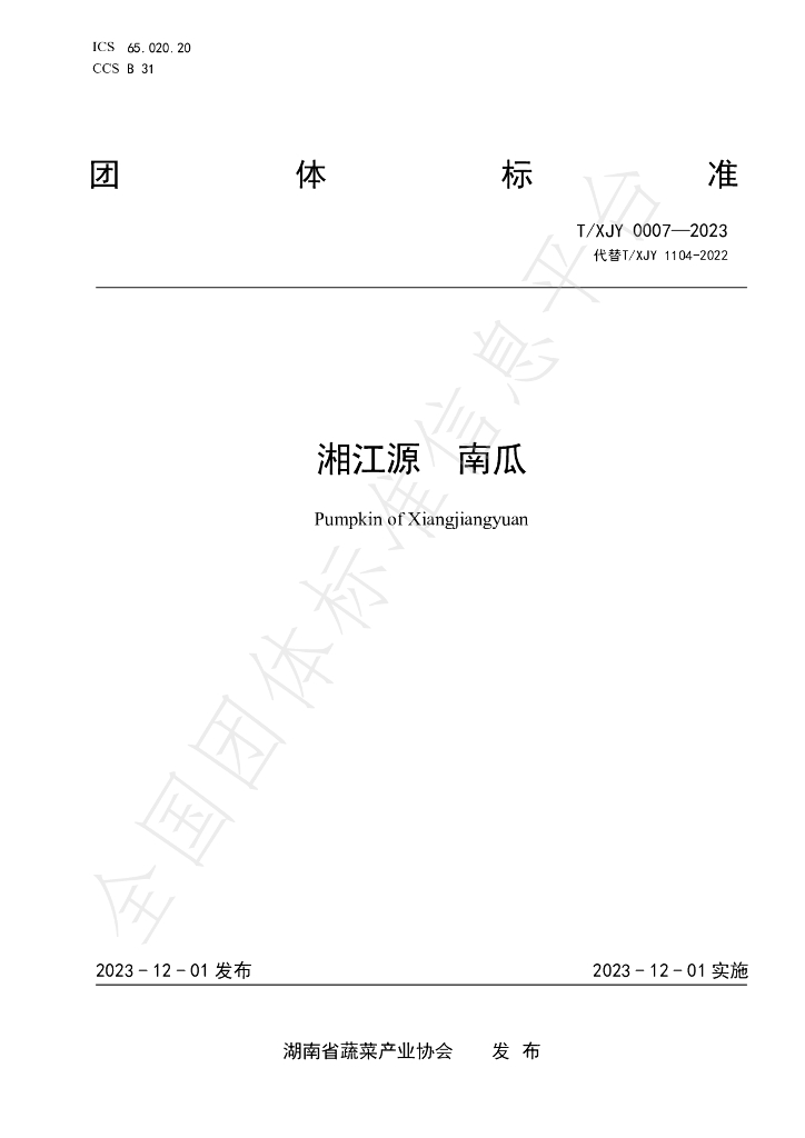 T/XJY 0007-2023 标准预览