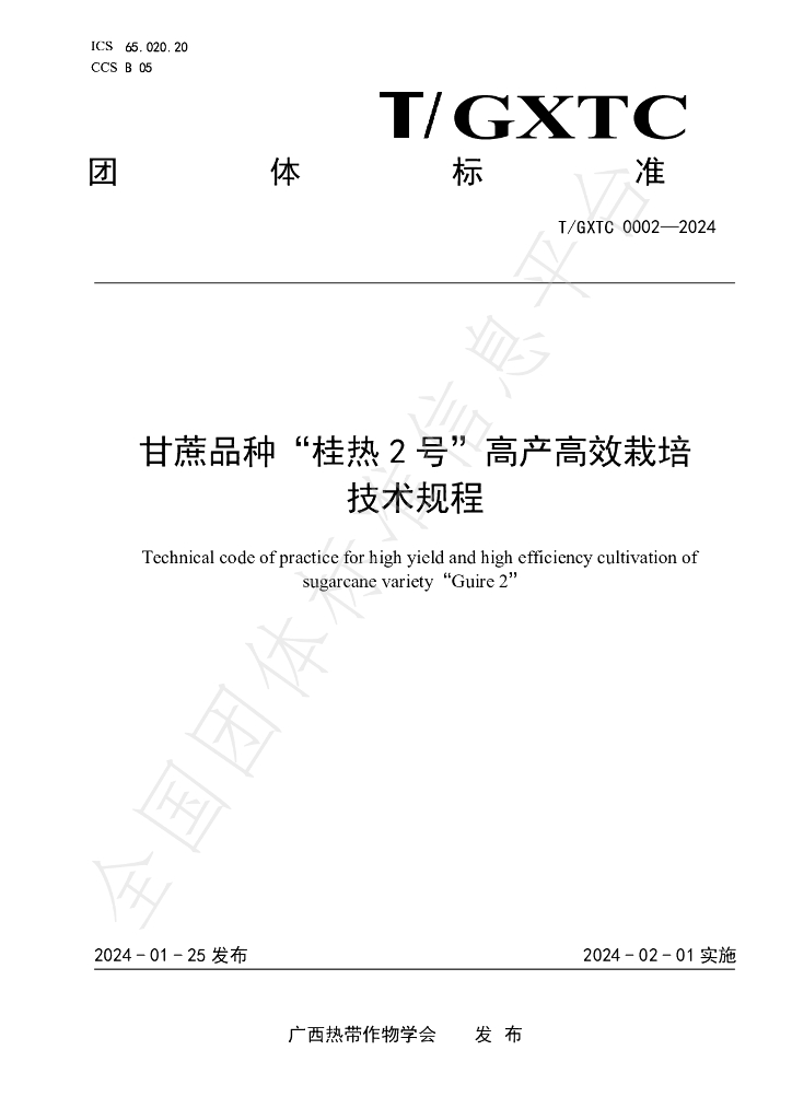 T/GXTC 0002-2024 标准预览