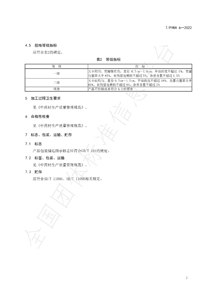 T/PYRA 6-2022 标准预览