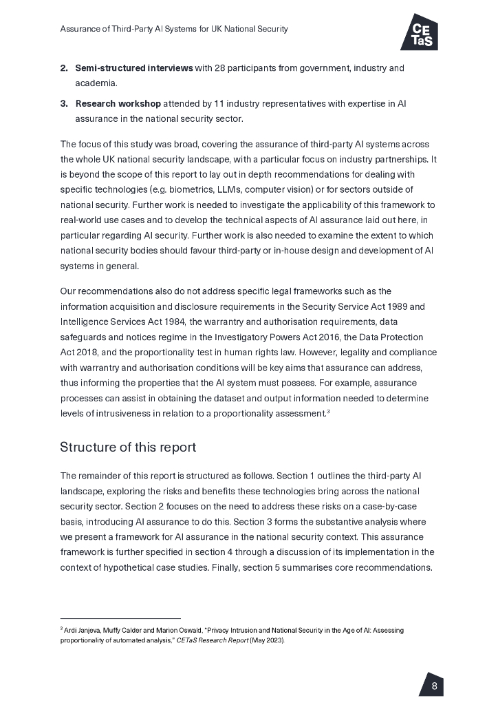 CETaS：2024年第三方人工智能系统对英国国家安全的保障研究报告（英文版）_第9页