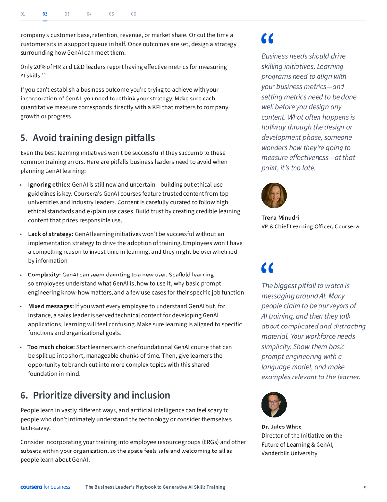 Coursera：2024年解锁生产力: 商业领袖的生成式人工智能技能培训手册（英文版）_第9页
