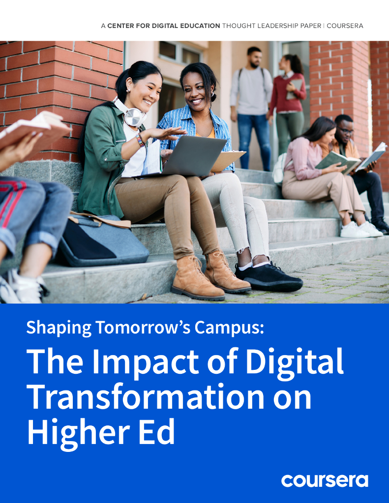 Coursera：2024年塑造明天的校园：<em>数字化转型</em>对高级ED的影响报告（英文版） 海报