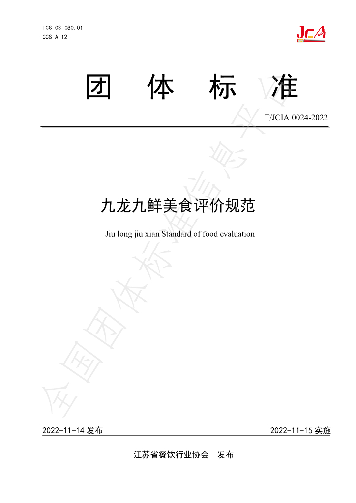 T/JCIA 0024-2022 标准预览