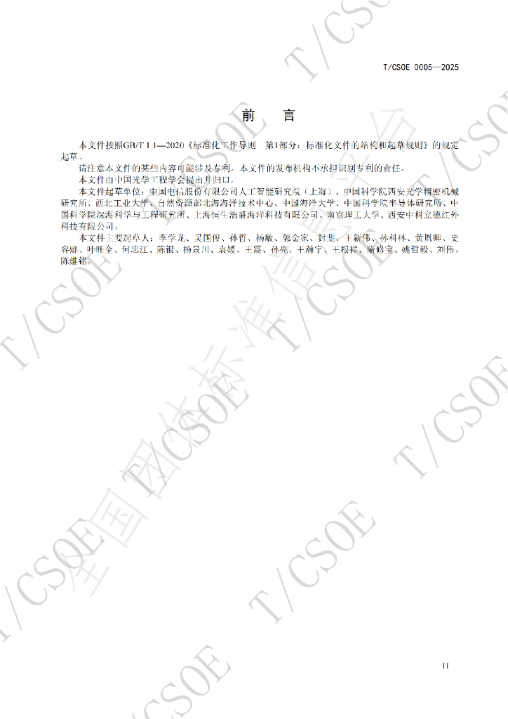 T/CSOE 0005-2025 标准预览