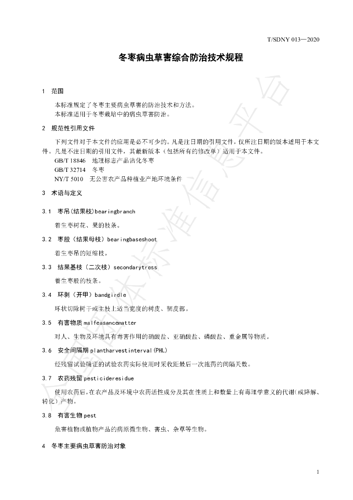 T/SDNY 013-2020 标准预览