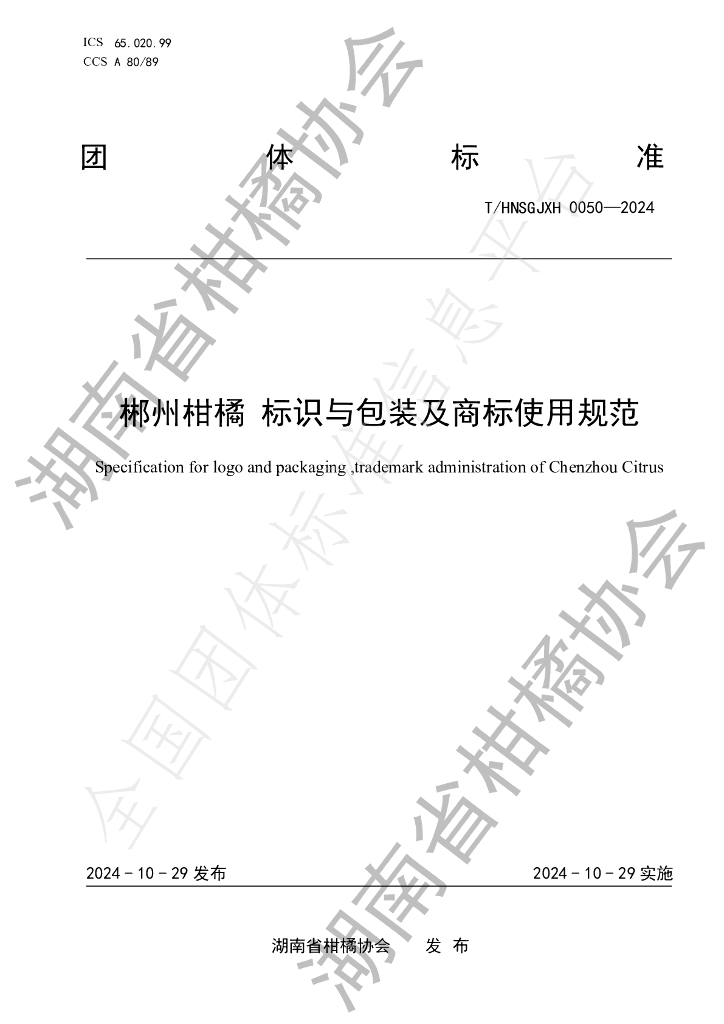 T/HNSGJXH 0050-2024 标准预览