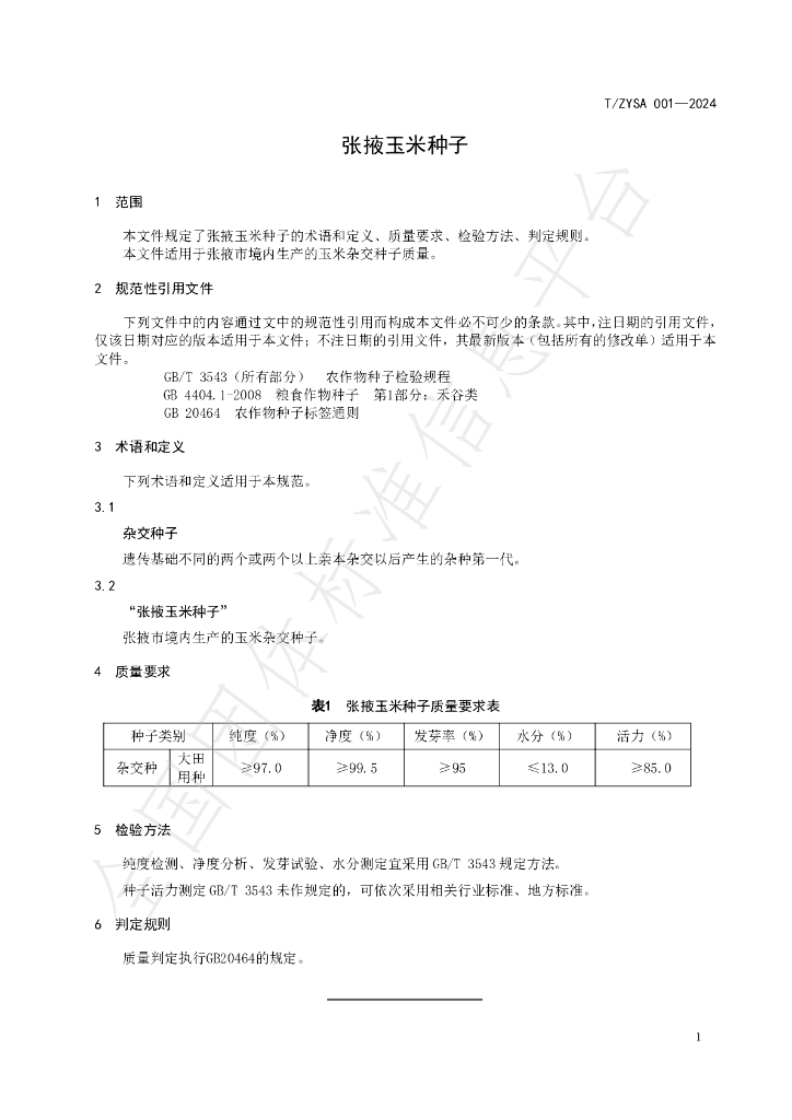 T/ZYSA 001-2024 标准预览